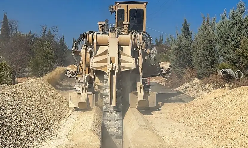 Burç'ta GASKİ'nin altyapı çalışmaları hızlandı