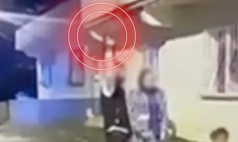 Çocuğun yanında silahla havaya ateş eden şahıs yakalandı