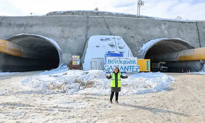 Dülük-OSB Tüneli'nin dörtte biri tamamlandı