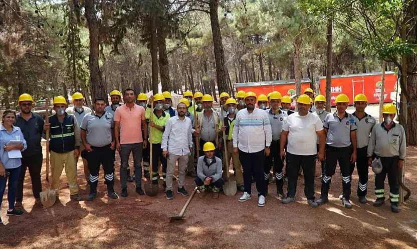 Dülük Tabiat Parkı'nda orman yangını tatbikatı