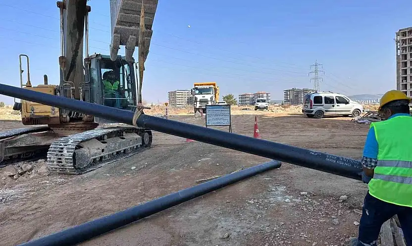 GASKİ, Gazitepe ve Sarısalkım'da modern İçmesuyu şebekesini tamamlıyor