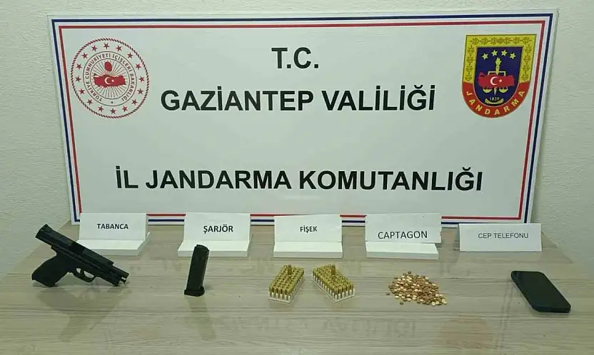 Gaziantep'te 200 adet captagon hap ele geçirildi: 1 şahıs tutuklandı