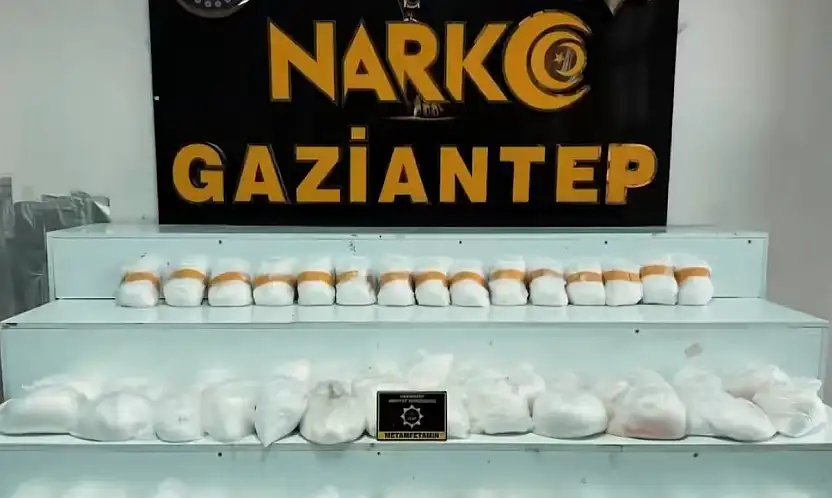Gaziantep'te 2025'te 612 kilo uyuşturucu madde ele geçirildi