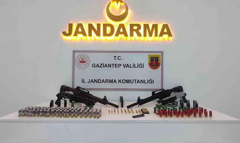 Gaziantep'te 29 adet ruhsatsız silah ele geçirildi: 2 şahıs tutuklandı