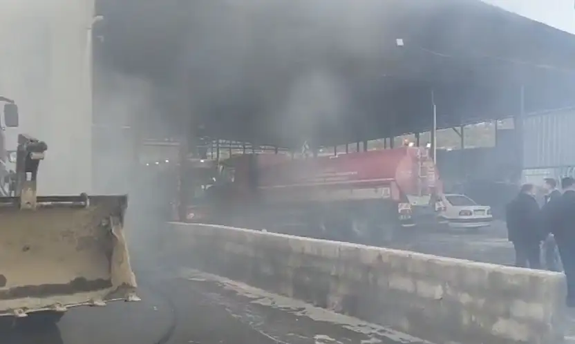 Gaziantep'te biber fabrikasında korkutan yangın