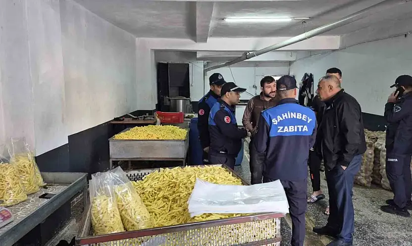 Gaziantep'te halk sağlığını tehdit eden 600 kilo cips ele geçirildi