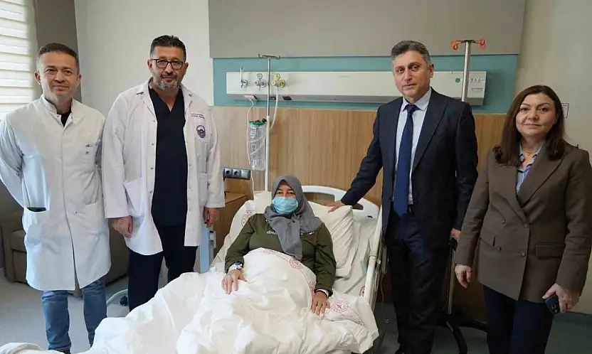 Gaziantep'te kadın hasta, kadavradan yapılan böbrek nakli ile sağlığına kavuştu