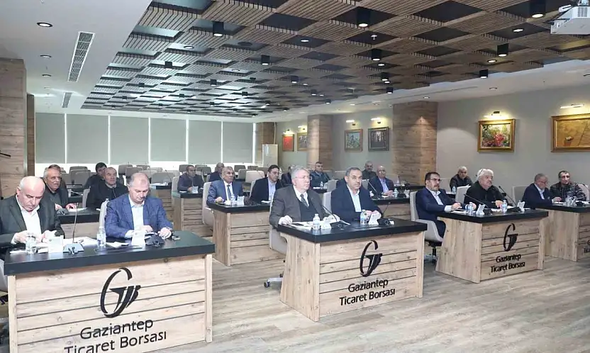 Gaziantep Ticaret Borsası Şubat Ayı Olağan Meclis Toplantısı gerçekleştirildi