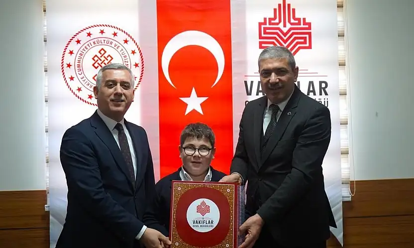 Gaziantep Vakıflar Bölge Müdürlüğünden görme engelli hafızlara anlamlı destek