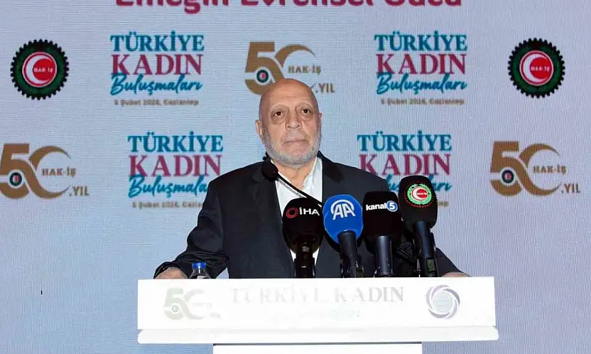 HAK-İŞ Konfederasyonu Genel Başkanı Arslan: 'Asgari ücret yüzde 27 oranında artırıldı, yüzde 5'ini biz ocak ayında geri verdik'