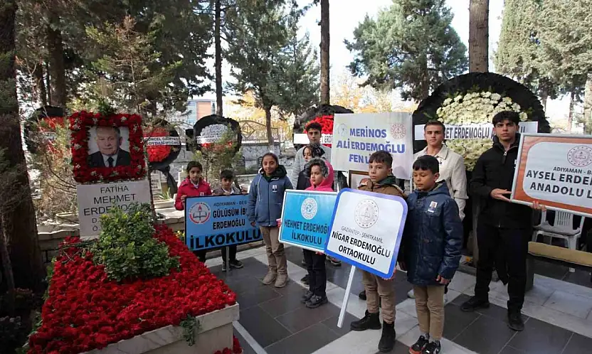 Merinos Onursal Başkanı Merhum Mehmet Erdemoğlu mezarı başında anıldı