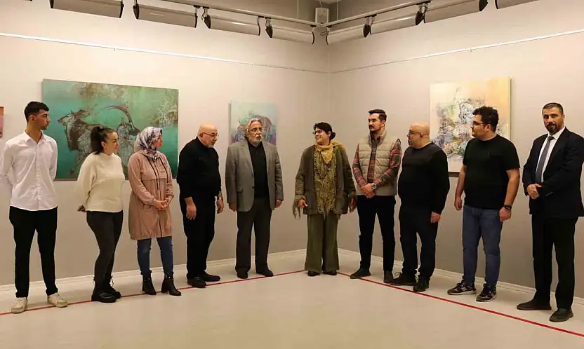 Ressam Cenk Mısırlıoğlu, SANKO Sanat Galerisi'nde sergi açtı