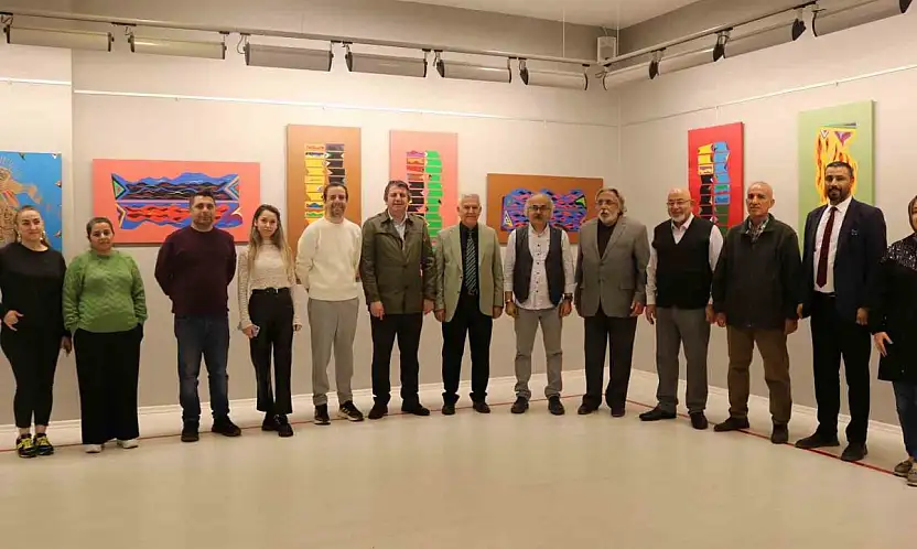 Ressam Mehmet Ali Doğan Sanko Sanat Galerisi'nde sergi açtı