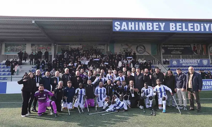 Şahinbey Ampute'den 2-1'lik galibiyet