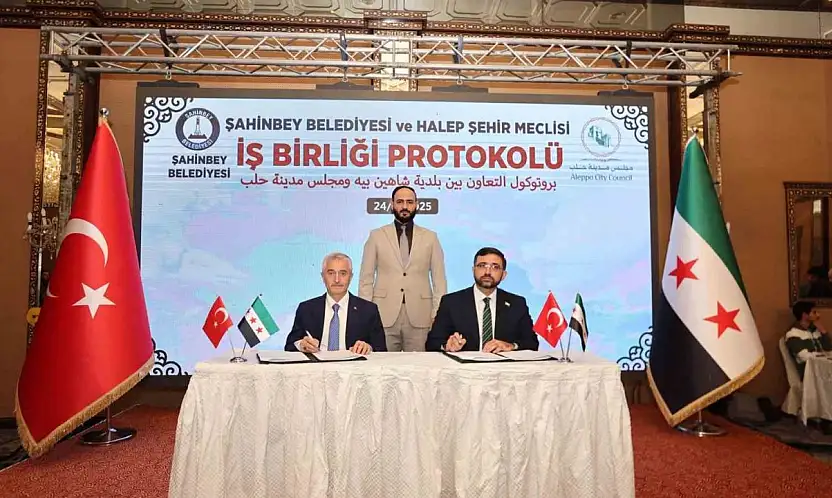 Şahinbey Belediyesi'nden Halep'e kardeşlik eli