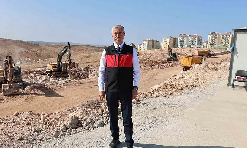 Şahinbey Belediyesi'nin 10 bin sosyal konut projesinde ilk etabı hızla yükseliyor