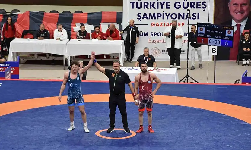 Şahinbey Belediyesi'nin ev sahipliğini yaptığı Türkiye Güreş Şampiyonası sona erdi