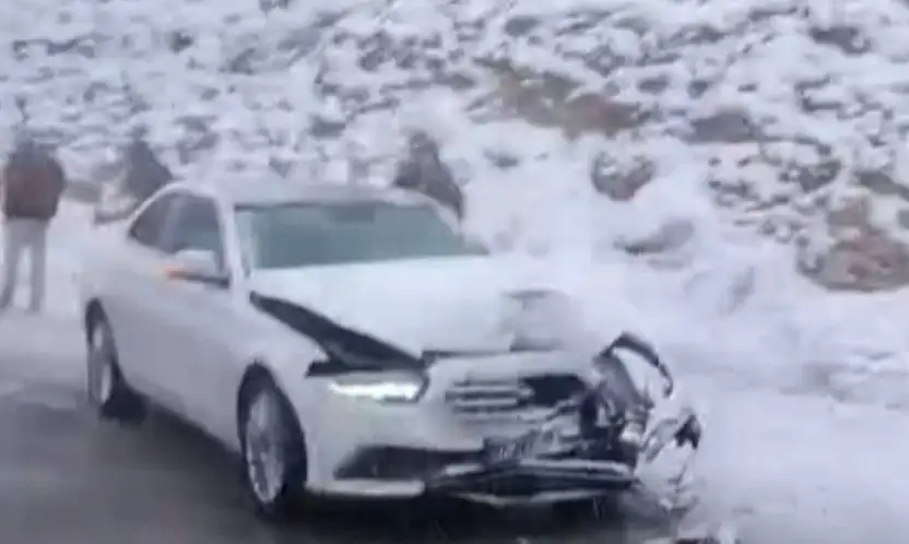 TAG Otoyolu Gaziantep kesiminde çok sayıda kaza meydana geldi