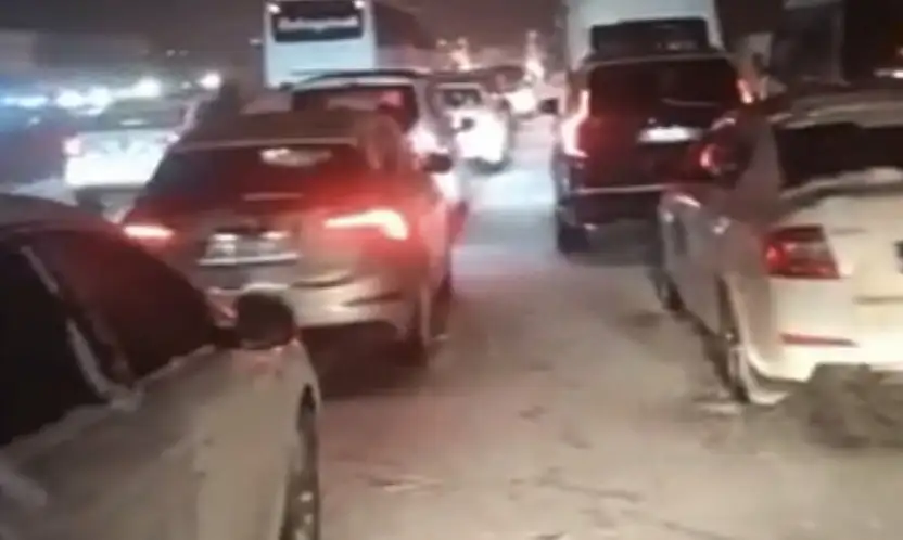 TAG Otoyolu Gaziantep kesiminde kar esareti: Çok sayıda araç mahsur kaldı