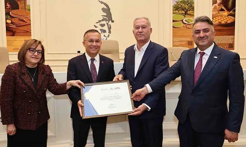 Türk Patent ve Marka Kurumu'ndan Hasan Altun'a teşekkür belgesi