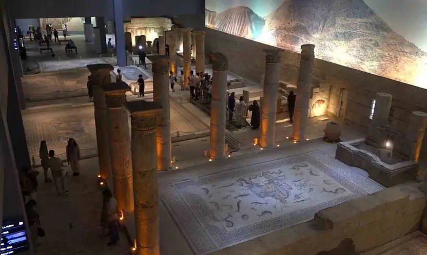 Zeugma Mozaik Müzesi 2025'te ziyaretçi rekoru kırdı